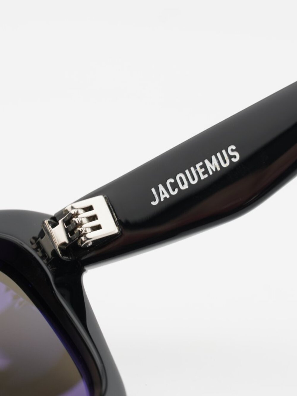 Jacquemus PINA JAC/58 C1 Sunglasses Black Cat Eye Frame, Grey Lenses - Picture 2 of 10